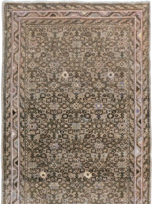 Vintage Persian Malayer Long Runner, No.22548 - Gsblank
