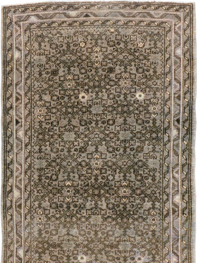 Vintage Persian Malayer Long Runner, No.22548 - Gsblank