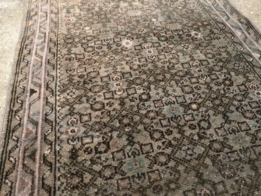 Vintage Persian Malayer Long Runner, No.22548 - Gsblank