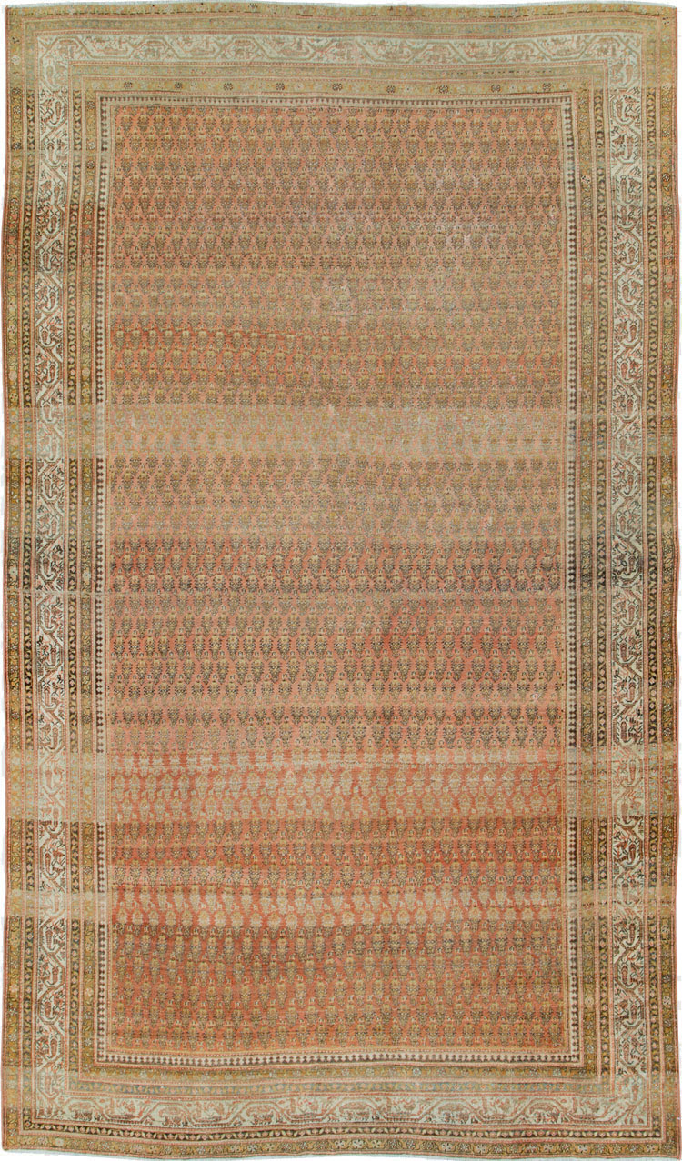 Antique Persian Malayer Room Size Carpet, No.22552 - Gsblank
