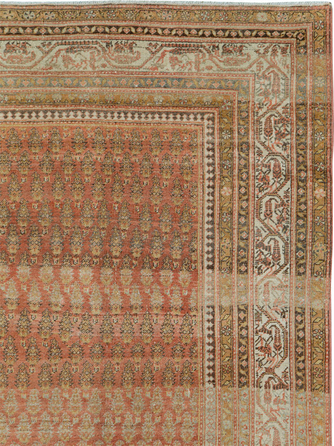 Antique Persian Malayer Room Size Carpet, No.22552 - Gsblank