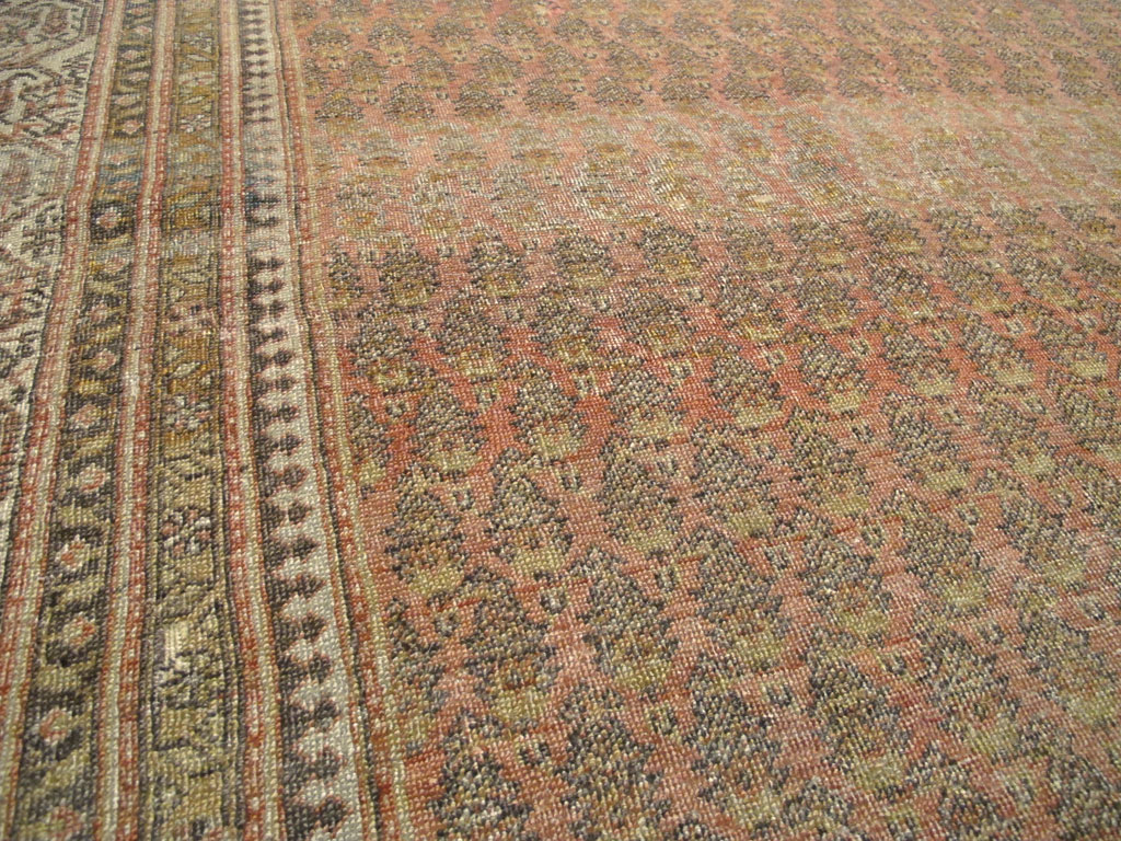 Antique Persian Malayer Room Size Carpet, No.22552 - Gsblank