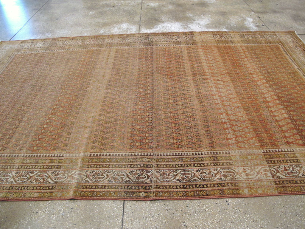 Antique Persian Malayer Room Size Carpet, No.22552 - Gsblank