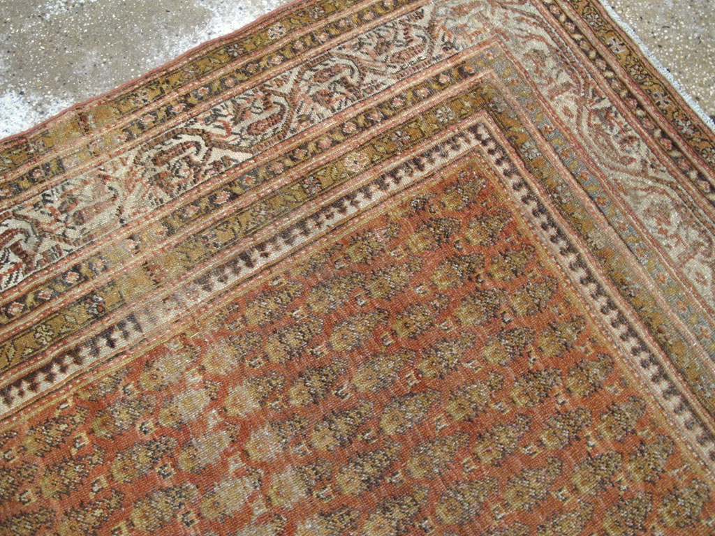 Antique Persian Malayer Room Size Carpet, No.22552 - Gsblank