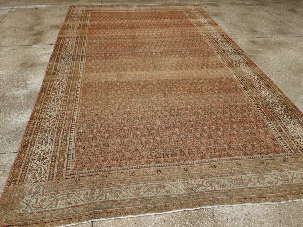 Antique Persian Malayer Room Size Carpet, No.22552 - Gsblank