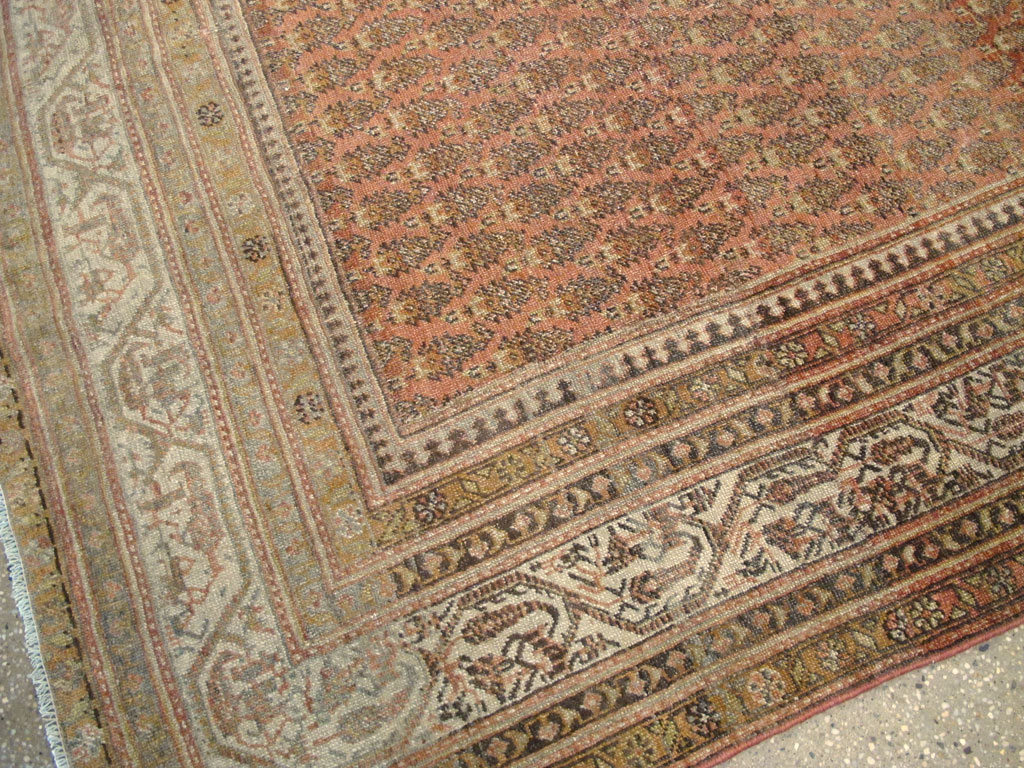 Antique Persian Malayer Room Size Carpet, No.22552 - Gsblank