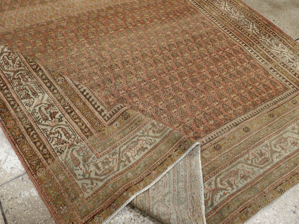Antique Persian Malayer Room Size Carpet, No.22552 - Gsblank