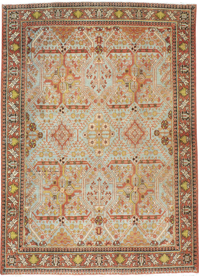 Vintage Persian Joshegan Rug, No.22554 - Gsblank