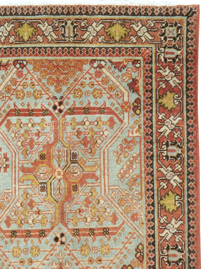 Vintage Persian Joshegan Rug, No.22554 - Gsblank