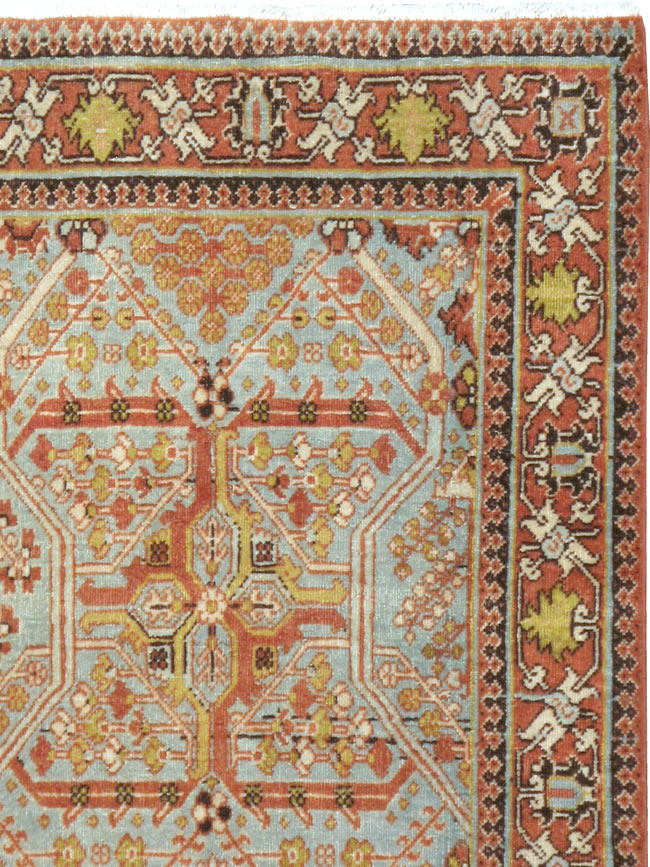 Vintage Persian Joshegan Rug, No.22554 - Gsblank