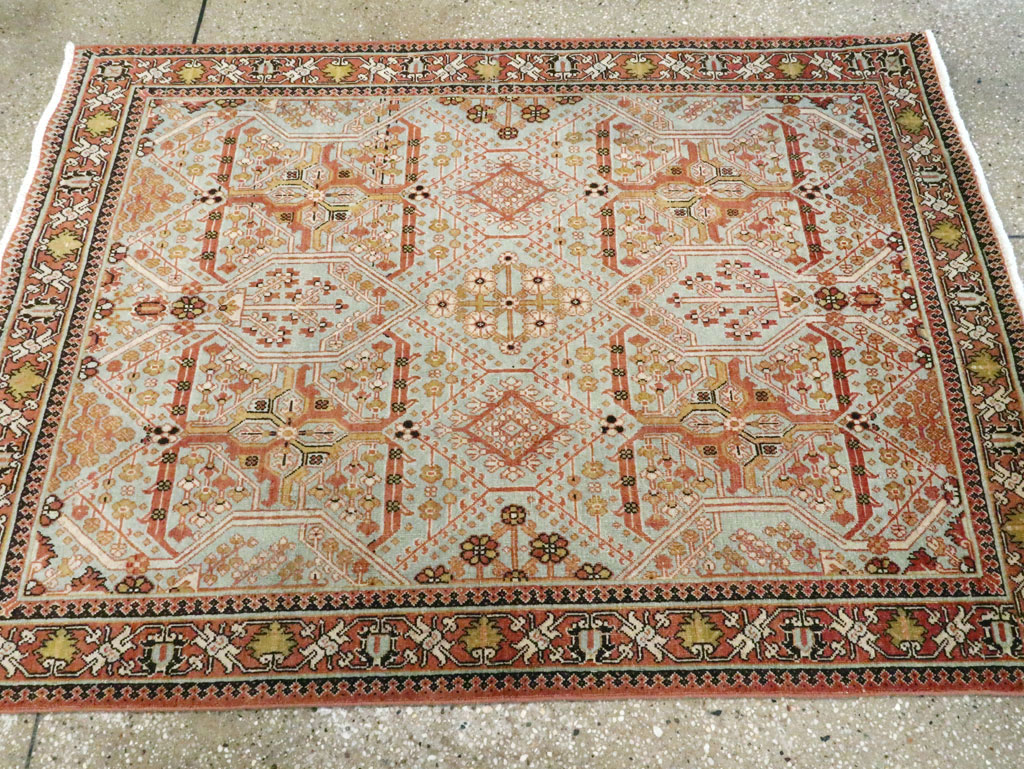 Vintage Persian Joshegan Rug, No.22554 - Gsblank