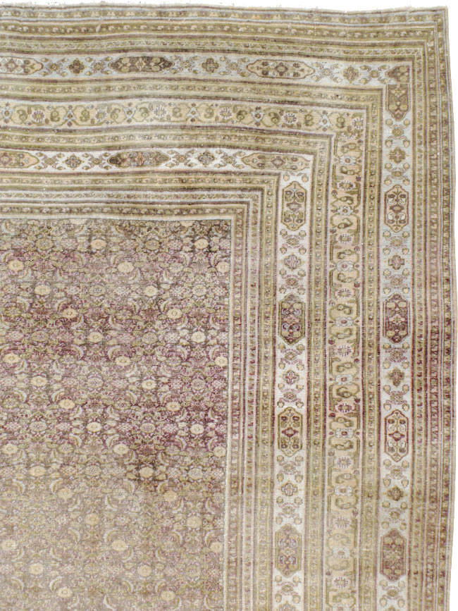Antique Persian Dorokhsh Carpet, No.22559 - Gsblank