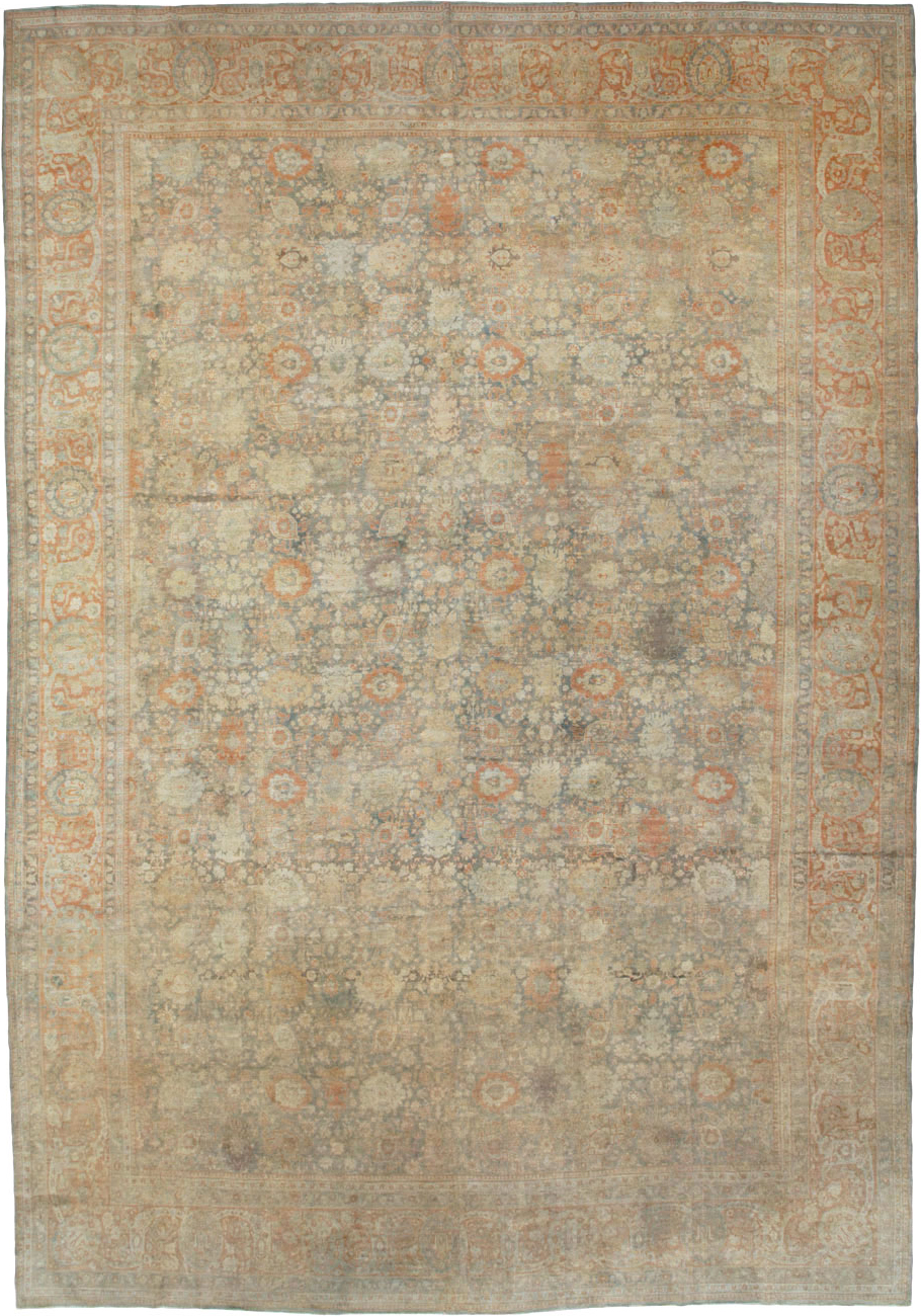Antique Persian Tabriz Carpet, No.22564 - Gsblank
