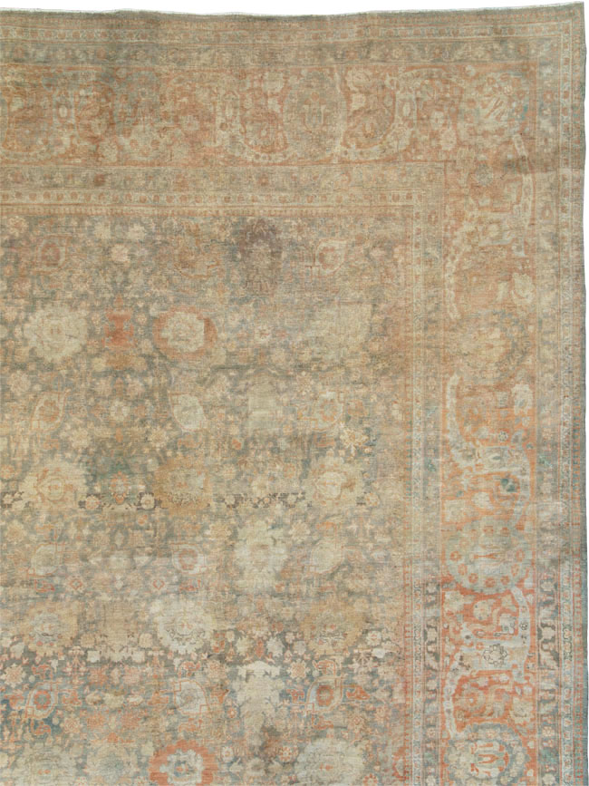 Antique Persian Tabriz Carpet, No.22564 - Gsblank