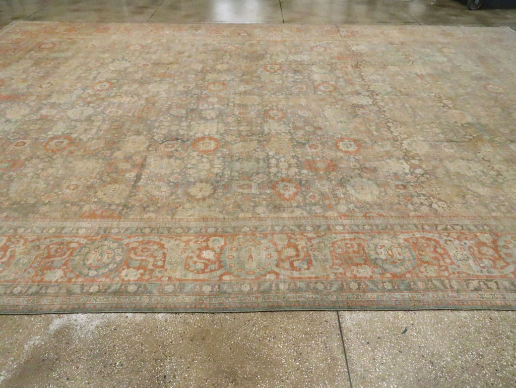 Antique Persian Tabriz Carpet, No.22564 - Gsblank