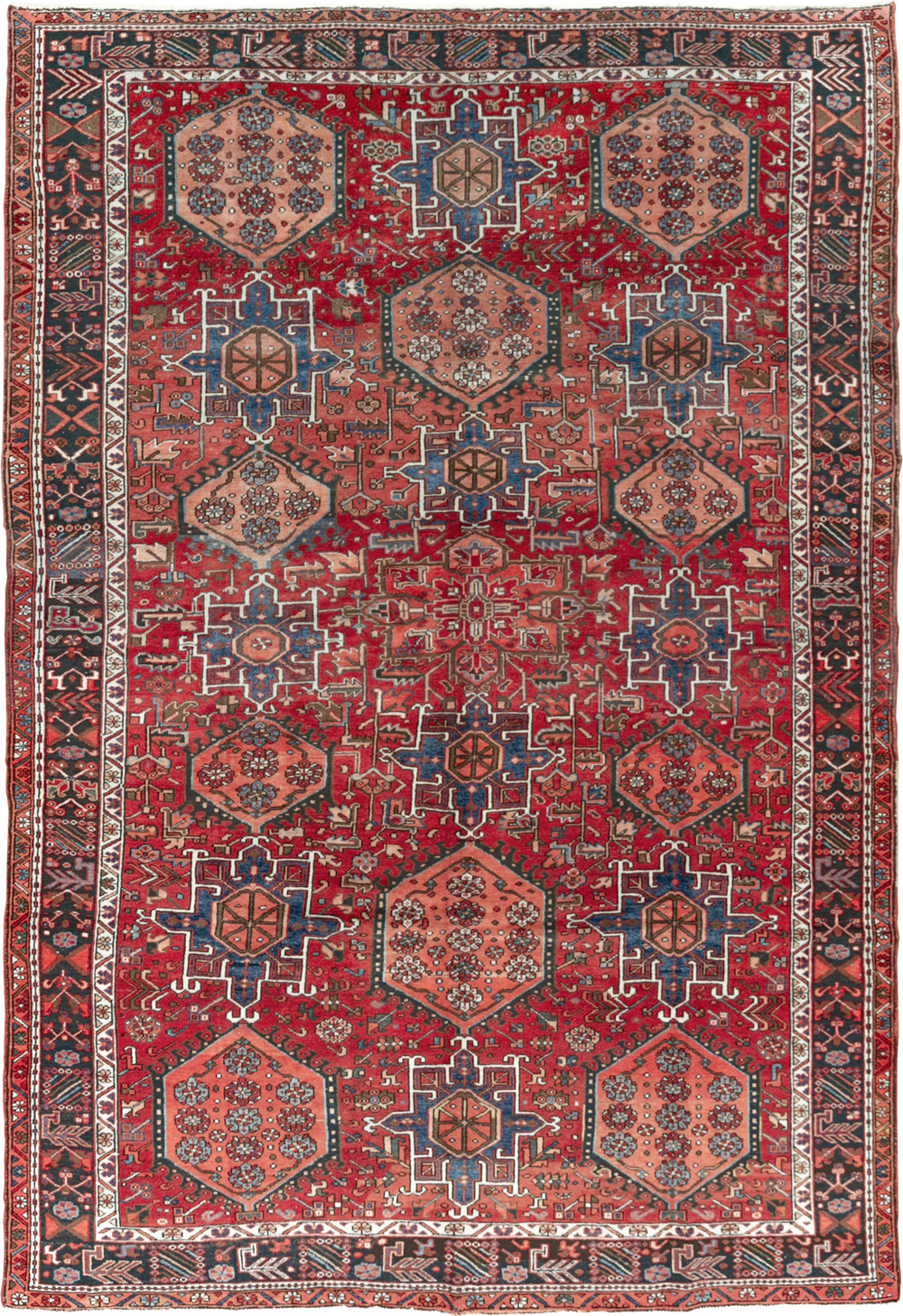 Vintage Persian Karajeh Carpet, No.22567 - Gsblank