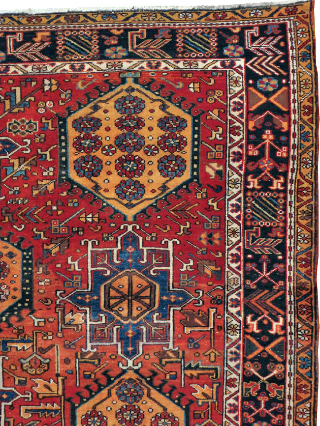 Vintage Persian Karajeh Carpet, No.22567 - Gsblank