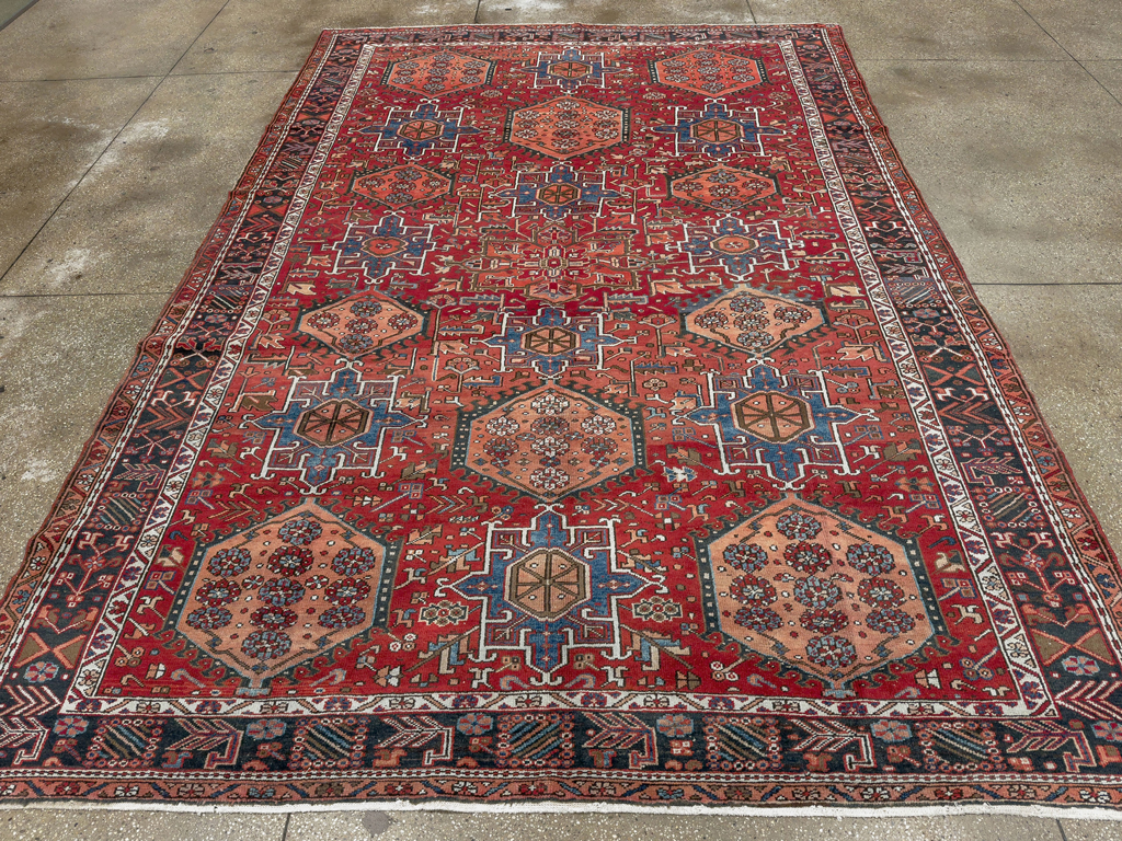 Vintage Persian Karajeh Carpet, No.22567 - Gsblank
