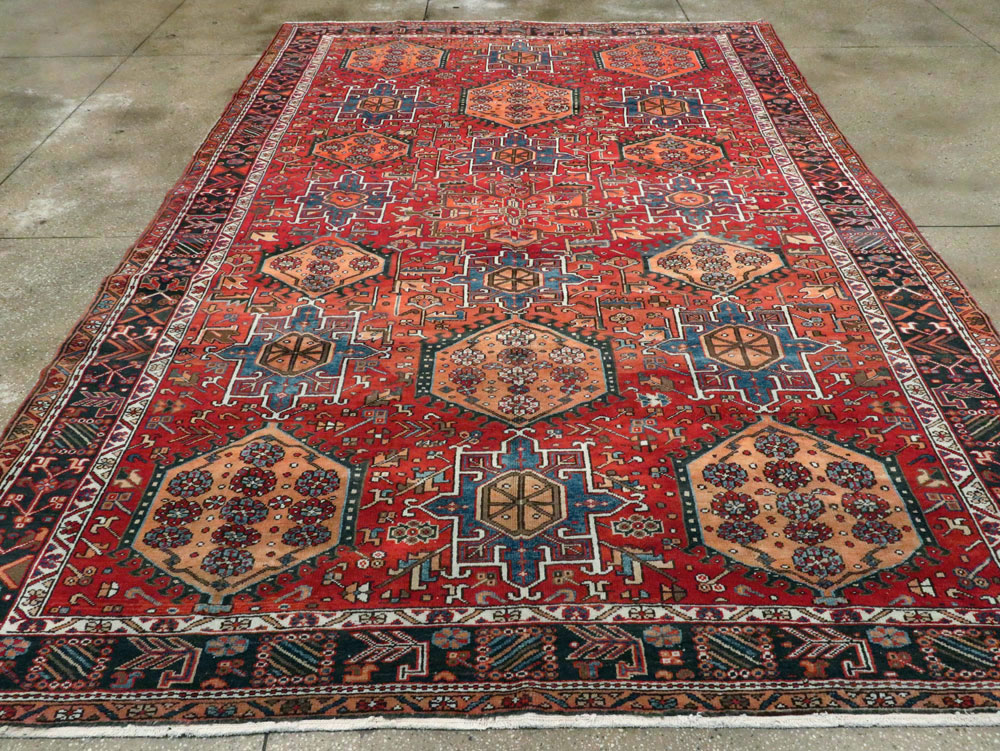 Vintage Persian Karajeh Carpet, No.22567 - Gsblank
