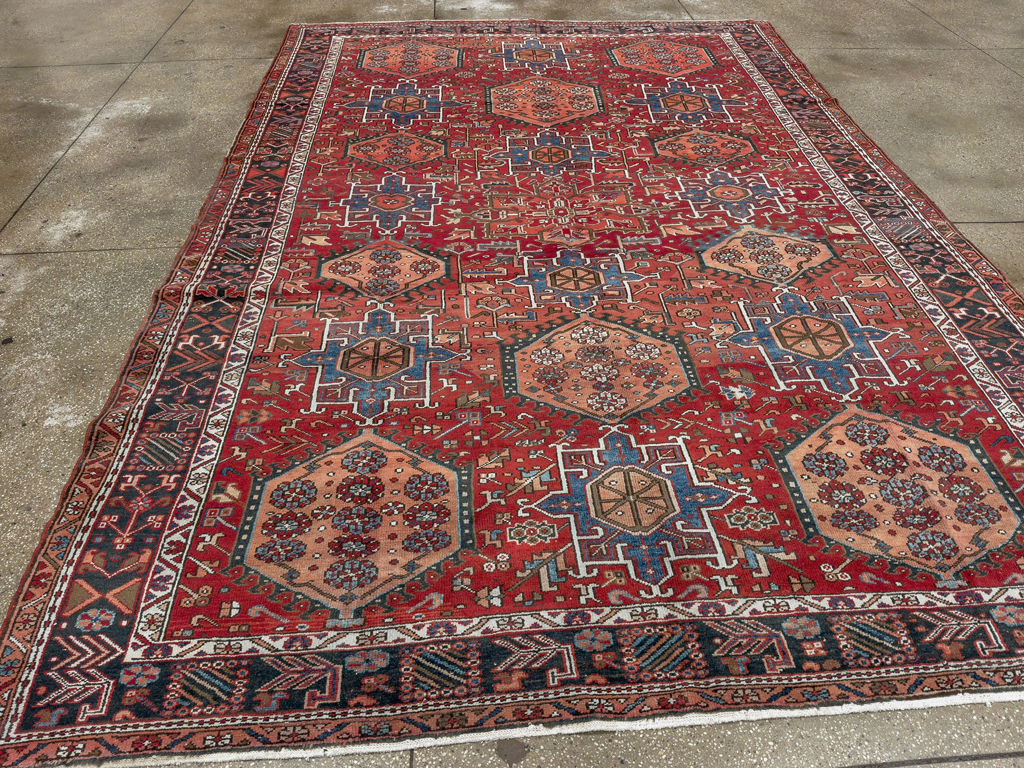 Vintage Persian Karajeh Carpet, No.22567 - Gsblank