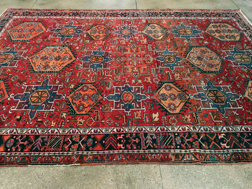 Vintage Persian Karajeh Carpet, No.22567 - Gsblank