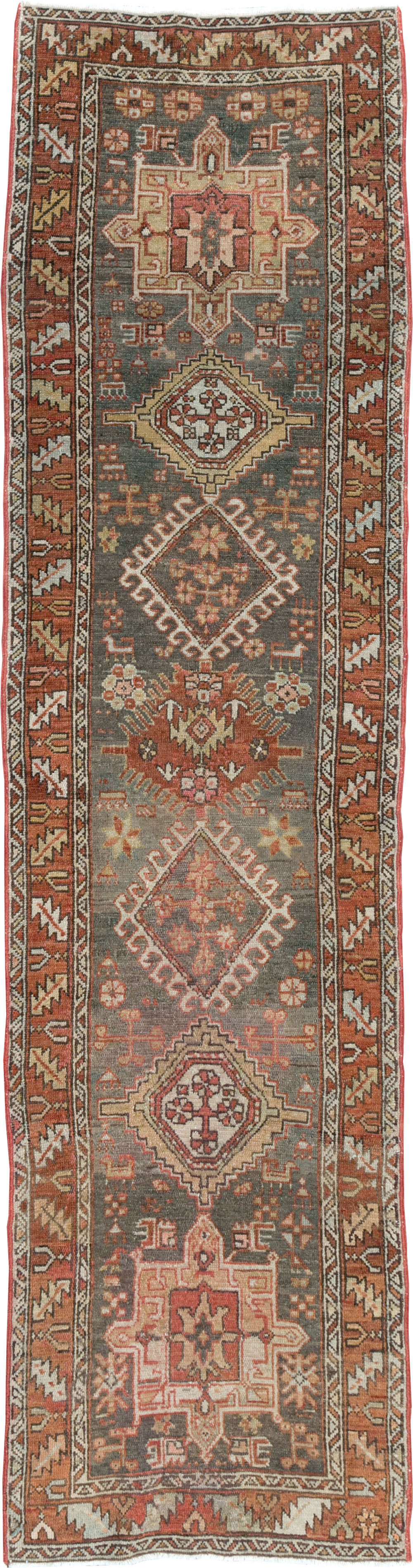 Vintage Persian Karajeh Runner, No.22572 - Gsblank