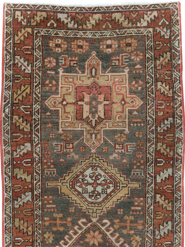 Vintage Persian Karajeh Runner, No.22572 - Gsblank
