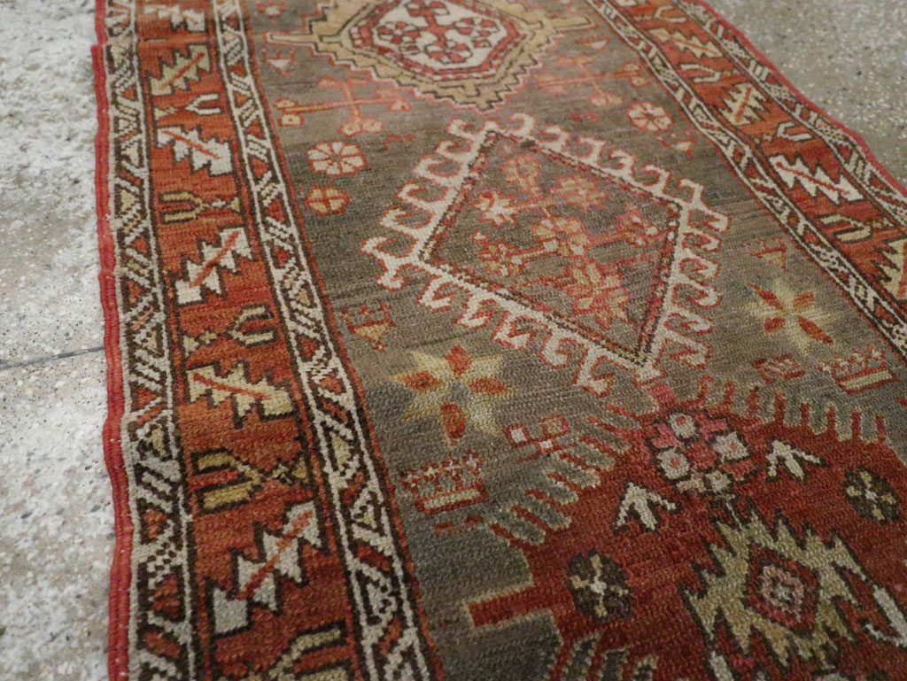 Vintage Persian Karajeh Runner, No.22572 - Gsblank