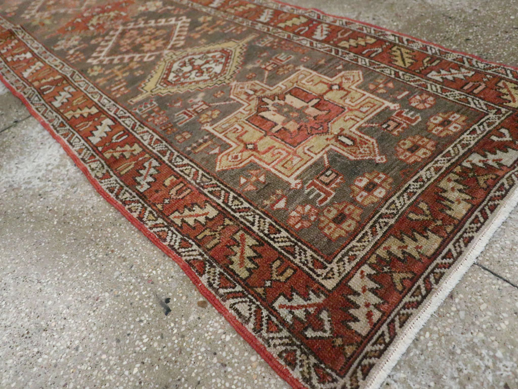 Vintage Persian Karajeh Runner, No.22572 - Gsblank
