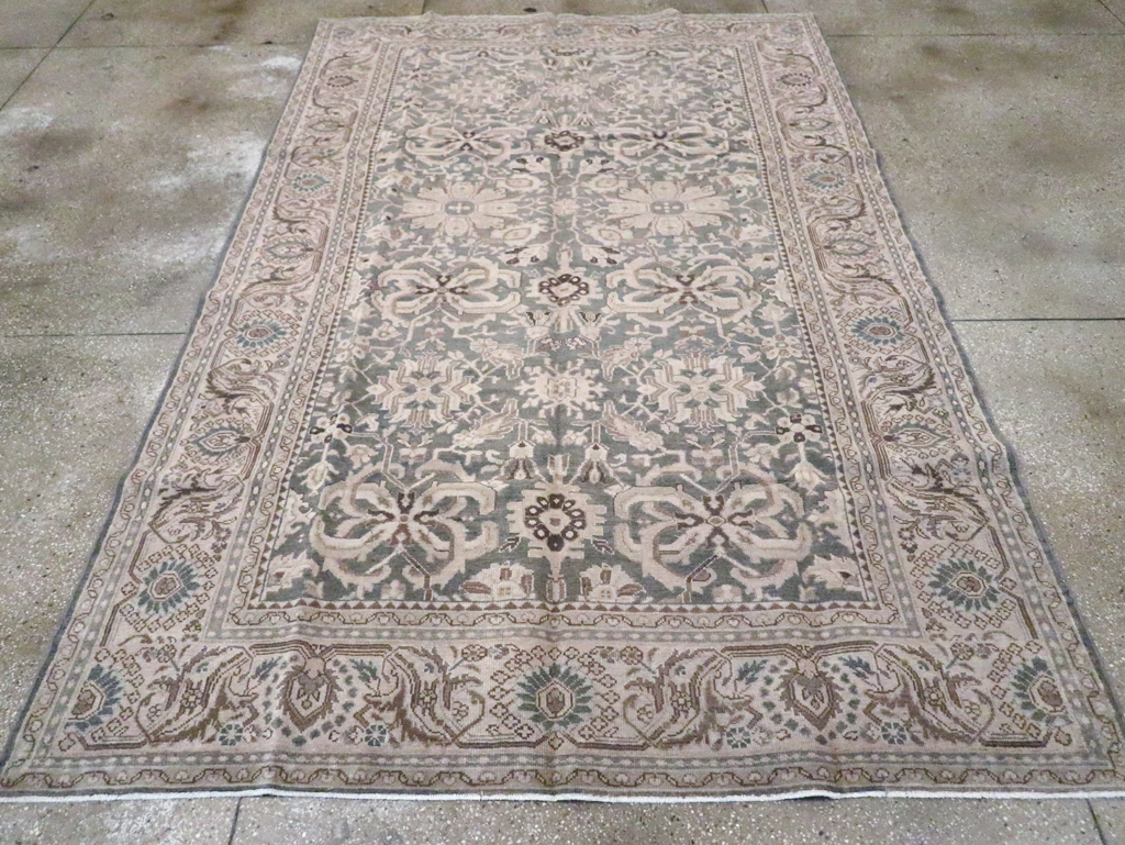 Vintage Persian Malayer Accent Carpet, No.22584 - Gsblank