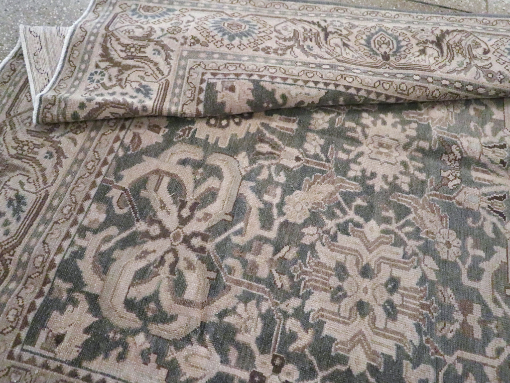 Vintage Persian Malayer Accent Carpet, No.22584 - Gsblank