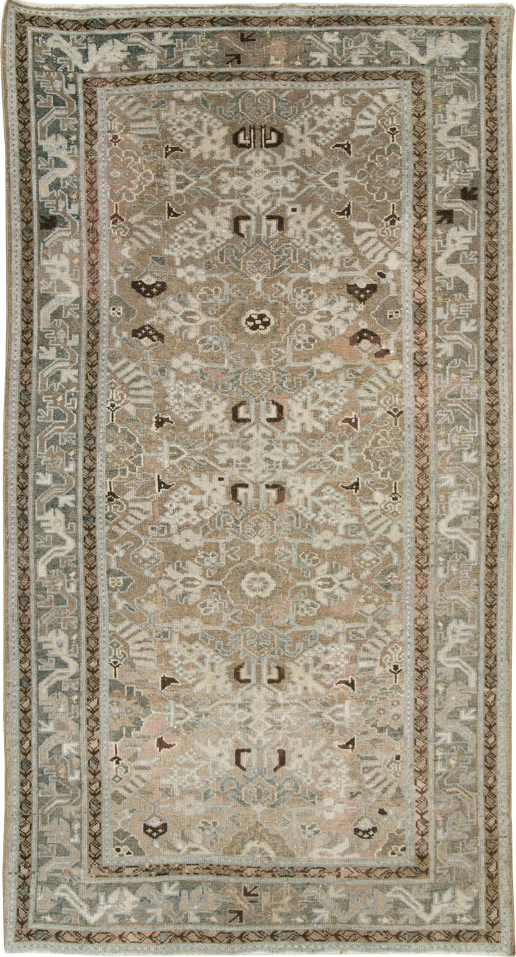 Vintage Persian Malayer Gallery Rug, No.22585 - Gsblank
