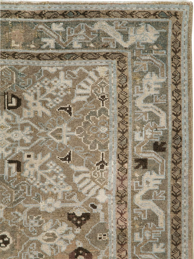 Vintage Persian Malayer Gallery Rug, No.22585 - Gsblank