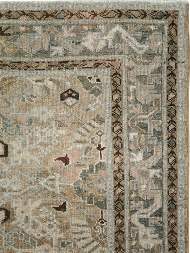 Vintage Persian Malayer Gallery Rug, No.22585 - Gsblank