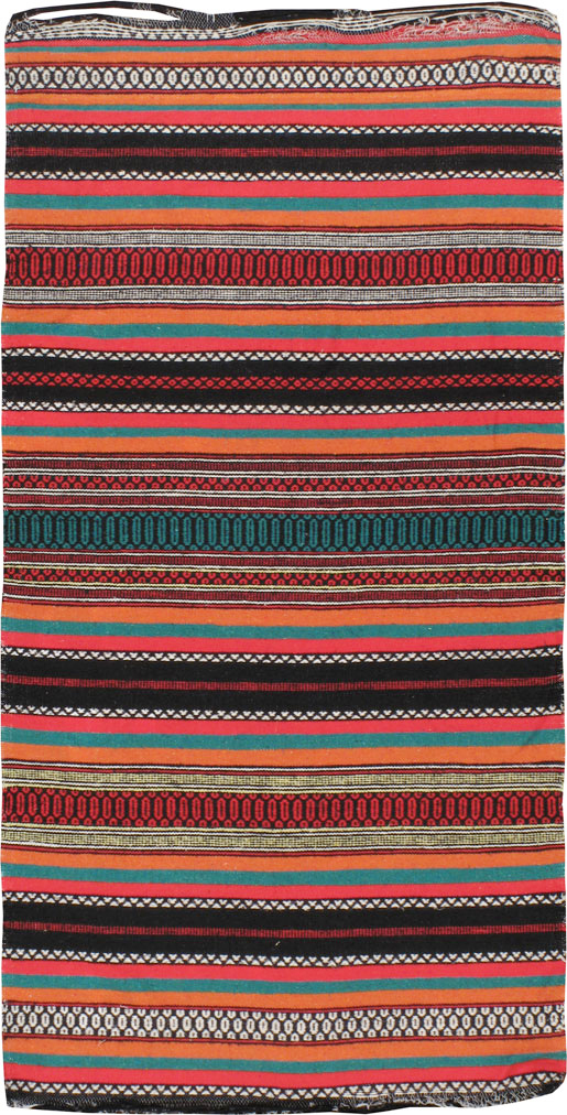 Vintage Mexican Kilim Blanket, No.22600 - Gsblank