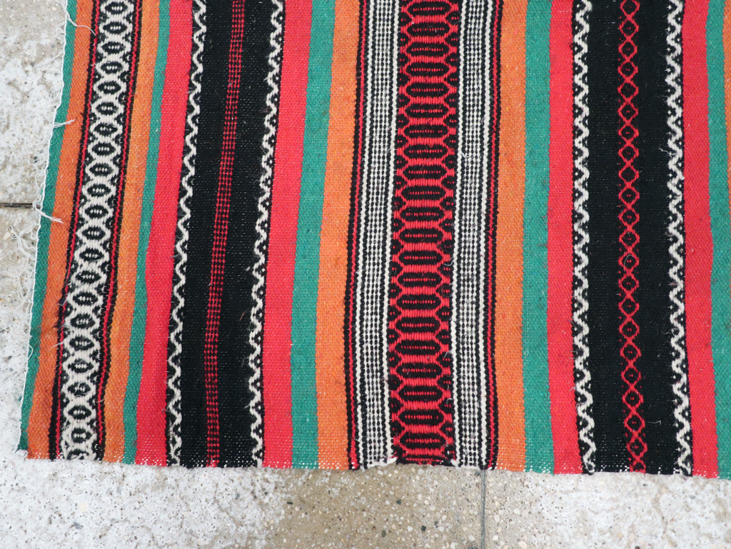 Vintage Mexican Kilim Blanket, No.22600 - Gsblank