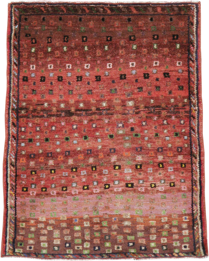 Vintage Persian Afshar Rug, No.22619 - Gsblank
