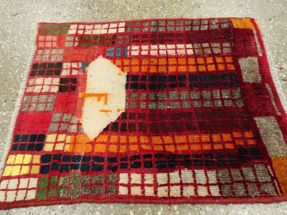 Vintage Persian Gabbeh Rug, No.22620 - Gsblank