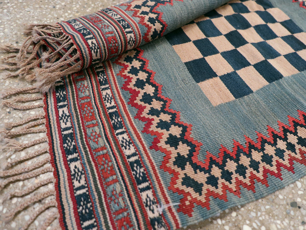 Antique Persian Flat-weave Kilim, No.22626 - Gsblank