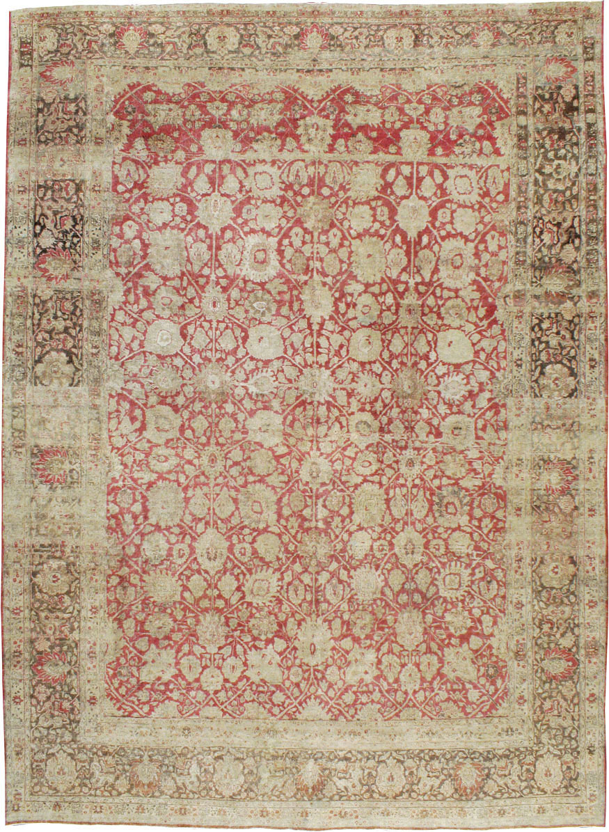 Antique Persian Tabriz Rug, No.22636 - Gsblank