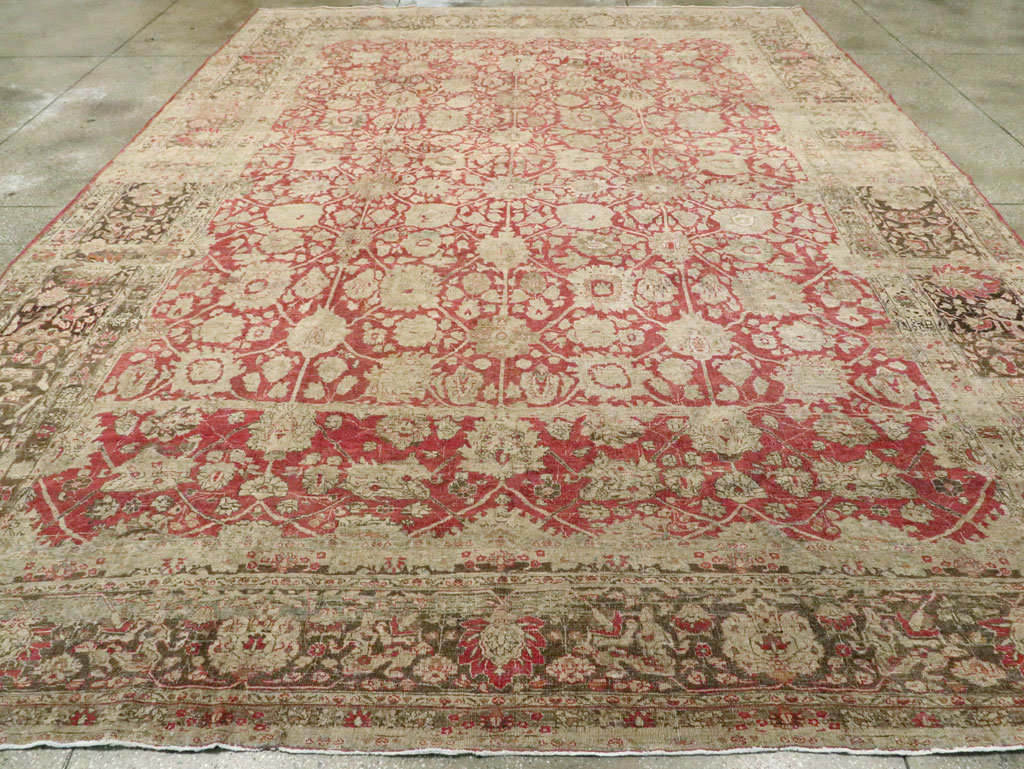 Antique Persian Tabriz Rug, No.22636 - Gsblank