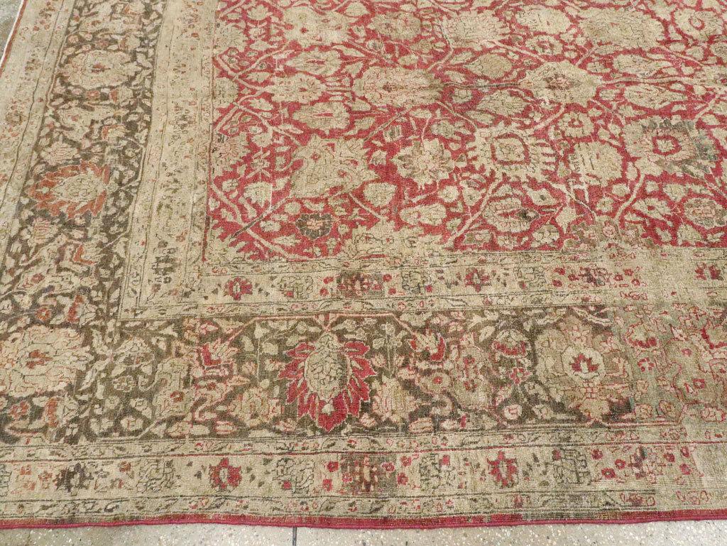 Antique Persian Tabriz Rug, No.22636 - Gsblank