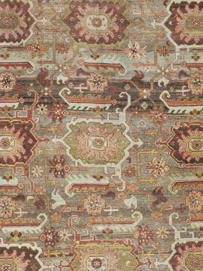 Antique Persian Bidjar Long Carpet, No.22637 - Gsblank