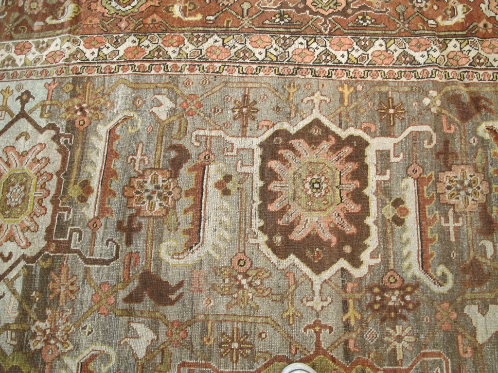 Antique Persian Bidjar Long Carpet, No.22637 - Gsblank