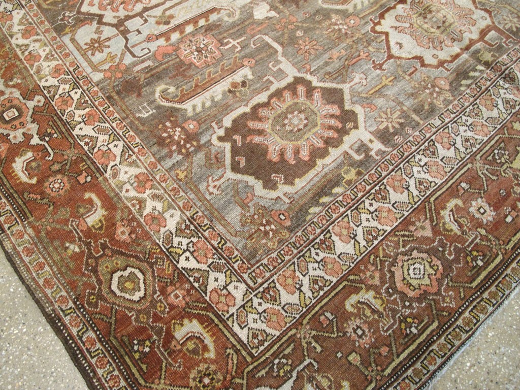 Antique Persian Bidjar Long Carpet, No.22637 - Gsblank