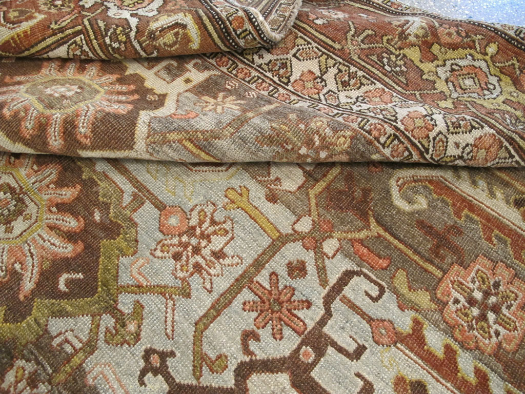 Antique Persian Bidjar Long Carpet, No.22637 - Gsblank