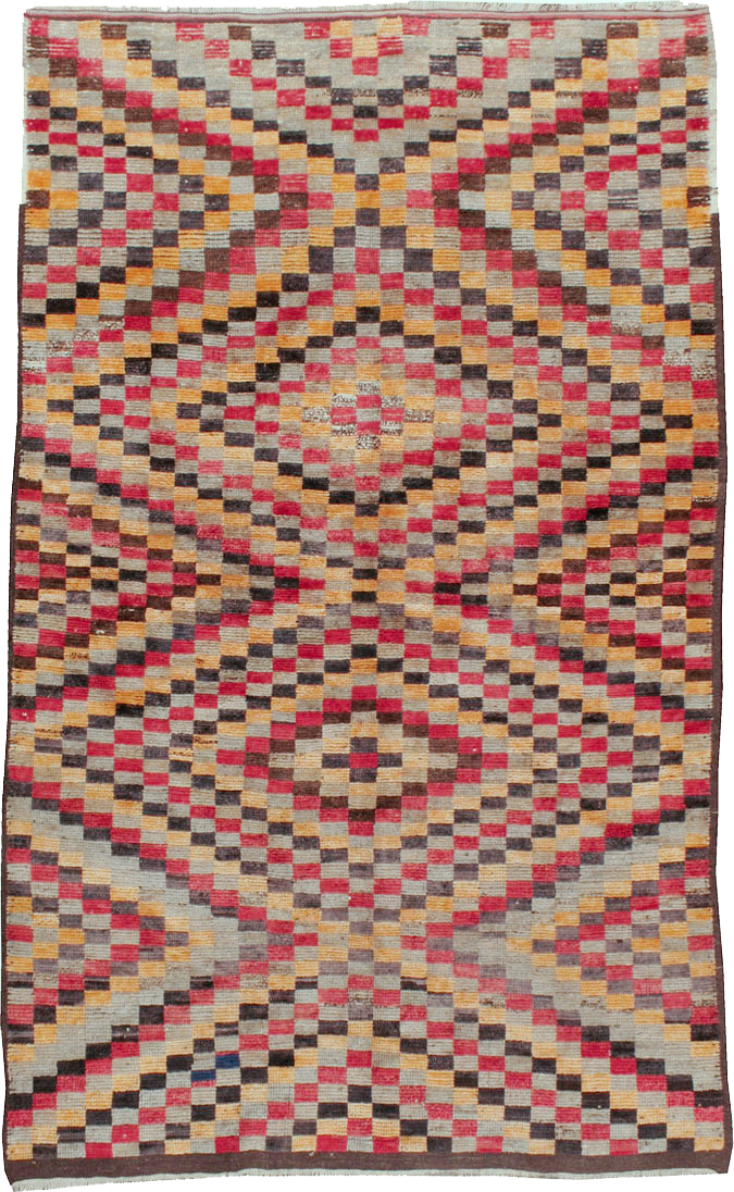 Vintage Turkish Anatolian Accent Rug, No.22644 - Gsblank