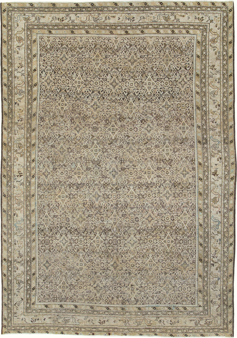 Antique Persian Malayer Carpet, No.22654 - Gsblank