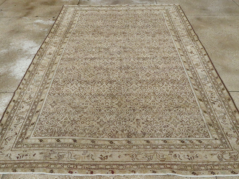 Antique Persian Malayer Carpet, No.22654 - Gsblank