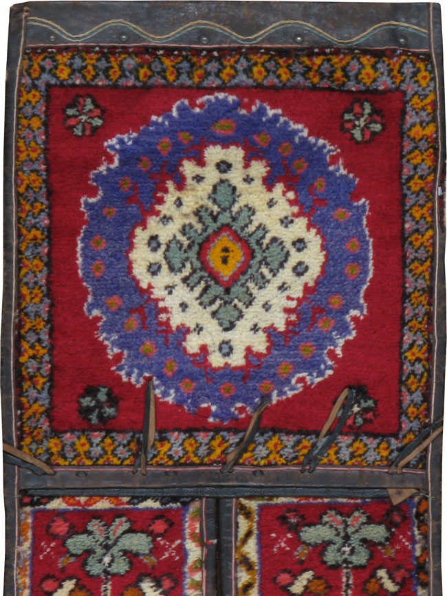 Vintage Turkish Anatolian Saddlebag (Khorjin), No.22655 - Gsblank